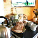 Kitchen at Village Farm Getaway, holidays glamping and luxury camping in East Midlands and Leicestershire