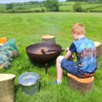 BBQ at Village Farm Getaway, holidays glamping and luxury camping in East Midlands and Leicestershire