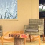 outdoor seating space, glamping style in east midlands and leicestershire